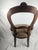 Antique Victorian Carved Wood Side Chair With Portrait Medallion & Figured Wood For Sale - Image 9 of 17