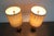 Wood Vintage Rattan Column Table Lamps - Set of 2 For Sale - Image 7 of 10