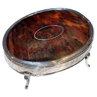 Sterling Silver Jewelry Box attributed to Charles & George Asprey, 1917 For Sale