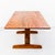 Gerald McCabe Mid Century Shedua Wood Dining Table Attributed to Gerald McCabe For Sale - Image 4 of 18