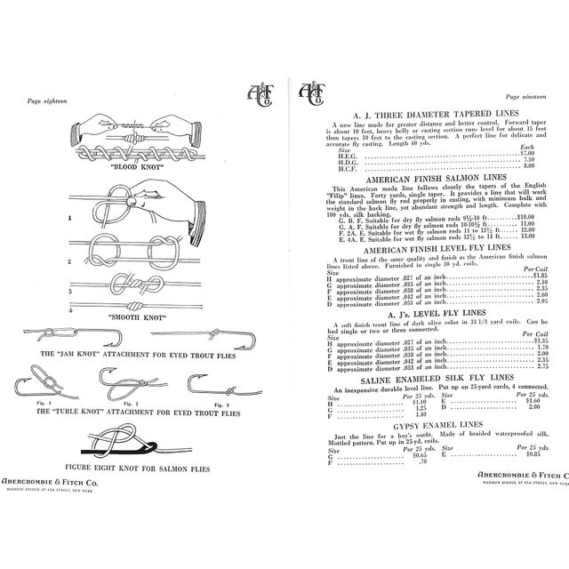 Abercrombie & Fitch Fresh Water Tackle Spring-1938 Catalog For Sale - Image 13 of 13