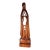 Hand Carved Walnut Wood Abstract Statue of Virgin Mary/Madonna 22” For Sale