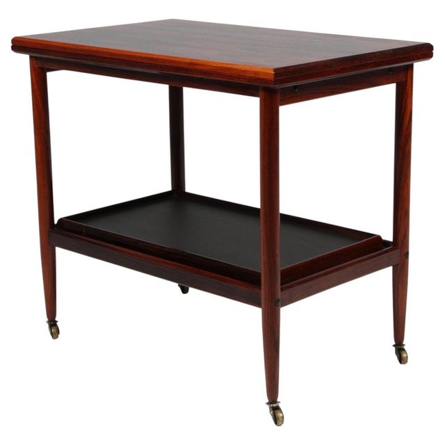 Vintage Bar Cart by Ole Wanscher, 1960s For Sale - Image 10 of 10