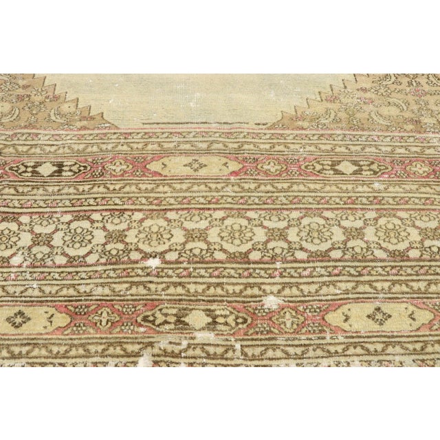 Textile Late 19th Century Antique Persian Khorassan Rug, 09'10 X 12'07 For Sale - Image 7 of 13