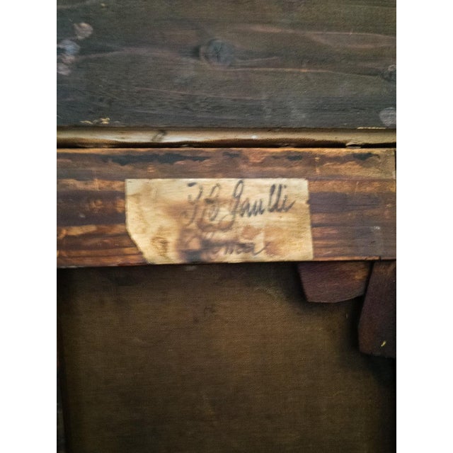 Baroque Artist, Study for Triumph of the Name of Jesus, 17th Century, Oil on Canvas, Framed For Sale - Image 10 of 12