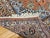 Persian Tabriz Rug, Hand-Knotted Wool & Silk, Fine Floral Pattern, Terracotta & Blue, 7x10 For Sale - Image 12 of 14