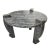 Modern Noir Lorenzo Stone Coffee Table For Sale - Image 3 of 7