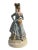 Polychrome Ceramic Figurine of Lady with Umbrella, 20th Century For Sale - Image 6 of 9