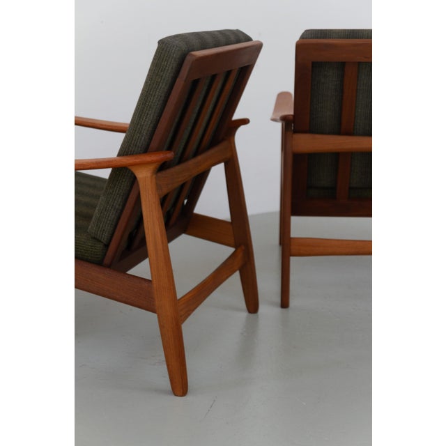 Danish Modern Teak Lounge Chairs, 1960s, Set of 2 For Sale - Image 18 of 18