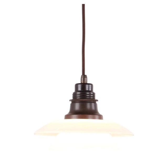 Ph 2/2 pendant designed by poul henningsen and manufactured by louis poulsen in denmark during the 1930s. The lamp...