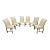 Art Deco Dining Chairs on Casters - Set of 8 For Sale