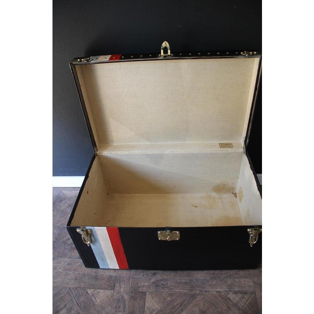 Car Trunk in Black Canvas from Louis Vuitton, 1920s For Sale - Image 12 of 18