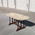 Antique Oval Marble-Top Dining Table With Turned Wood Base For Sale - Image 13 of 18