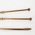 1950s 1960s Spanish Baroque Curated Brass Fireplace Tools Set With Stand - 3 Pieces For Sale - Image 5 of 10