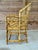 Mid 20th Century Vintage Refinished Organic Modern Brighton Pavilion Style Rattan Cane Side Chair For Sale - Image 5 of 12