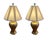 Vintage Mid Century Modern Brass Peacock Set of 2 Table Lamps Hollywood Regency For Sale - Image 10 of 11