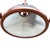 Copper 1950s Mid Century Modern Holophane Pendant Ceiling Light Copper-Tone Finish For Sale - Image 8 of 8