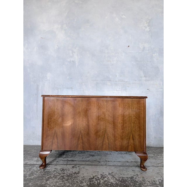 Wood Vintage Walnut Blanket Box from Sutcliffe of Todmorden For Sale - Image 7 of 9
