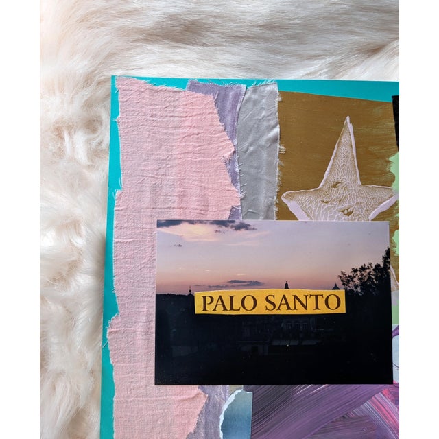 Contemporary Palo Santo Contemporary Mixed Media Analog Collage For Sale - Image 3 of 6