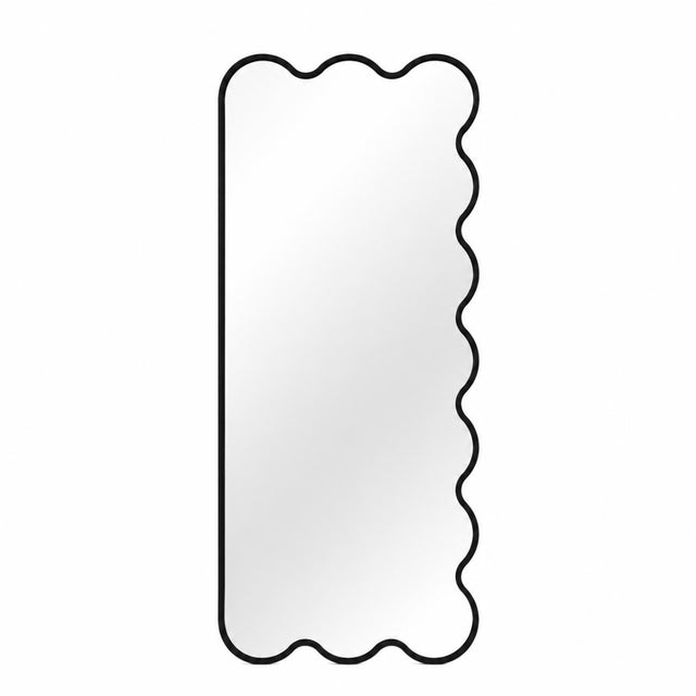 Hvyli Q11 - Full Length Sculptural Wavy Pink Mirror by Oitoproducts For Sale - Image 13 of 14