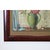 English Vintage Framed Floral Still-Life Painting For Sale - Image 10 of 11
