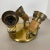 Modern Three-Spot Brass and Oak Ceiling Light from TEMDE Leuchten, Germany 1970s For Sale - Image 15 of 18