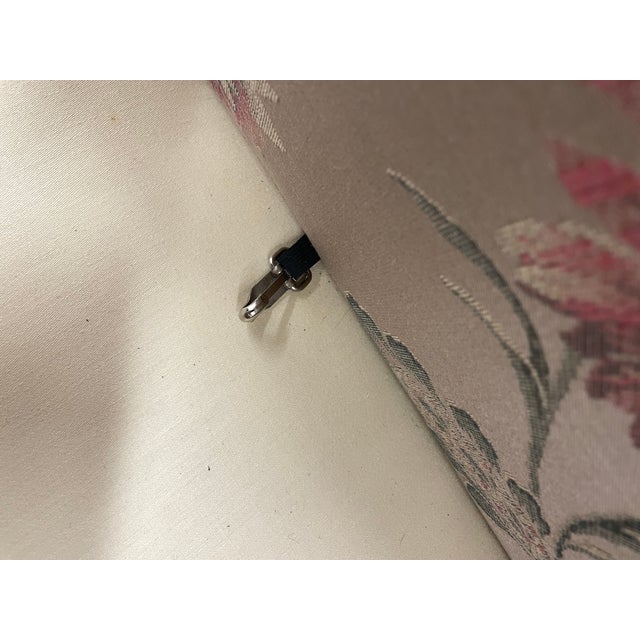 Textile Vintage 1980s Henredon Schoonbeck Pastel Boudoir Loveseat Settee Sofa For Sale - Image 7 of 10