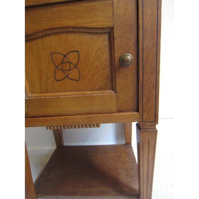 Beige Antique Bedside Table, 1900s For Sale - Image 8 of 10