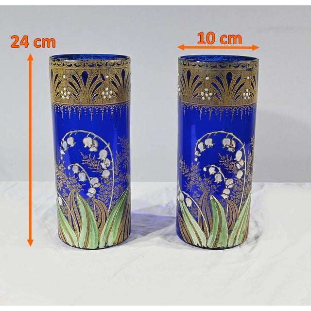 Art Nouveau Legras Vases, Set of 2 For Sale - Image 13 of 17
