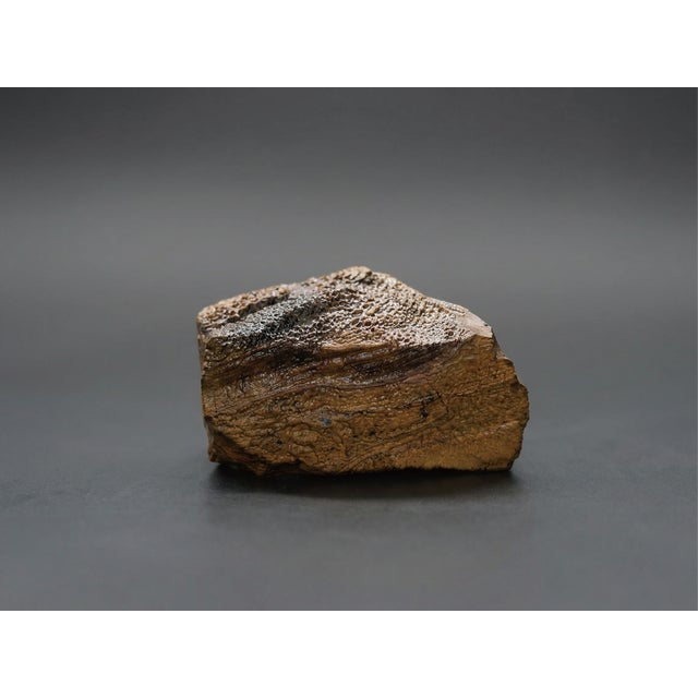 2020s Handblown Crystal Vase With Natural Gobi Desert Stone – Sculptural Collector Art Piece For Sale - Image 5 of 7
