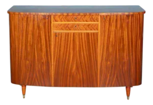 Vintage Swedish Sideboard in Veneer