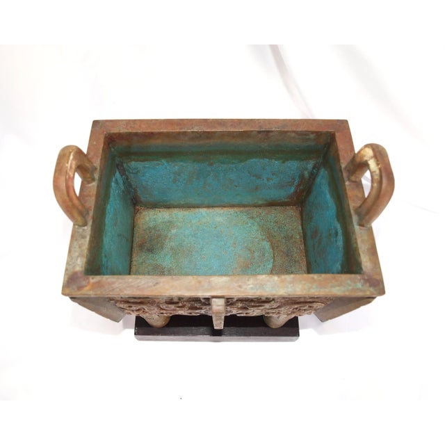 Antique 1900s Asian Bronze Ding Vessel For Sale In San Francisco - Image 6 of 6