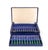 English English Sheffield Fish Cutlery Service Green Handles in Original Fitted Box For Sale - Image 3 of 11