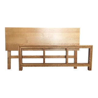 1950's Vintage Conant Ball Full Size Headboard / Footboard - 2 Pieces For Sale