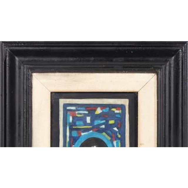 Manuel D'assumpção, Abstract Composition, 1963, Mixed Media on Paper For Sale - Image 5 of 8