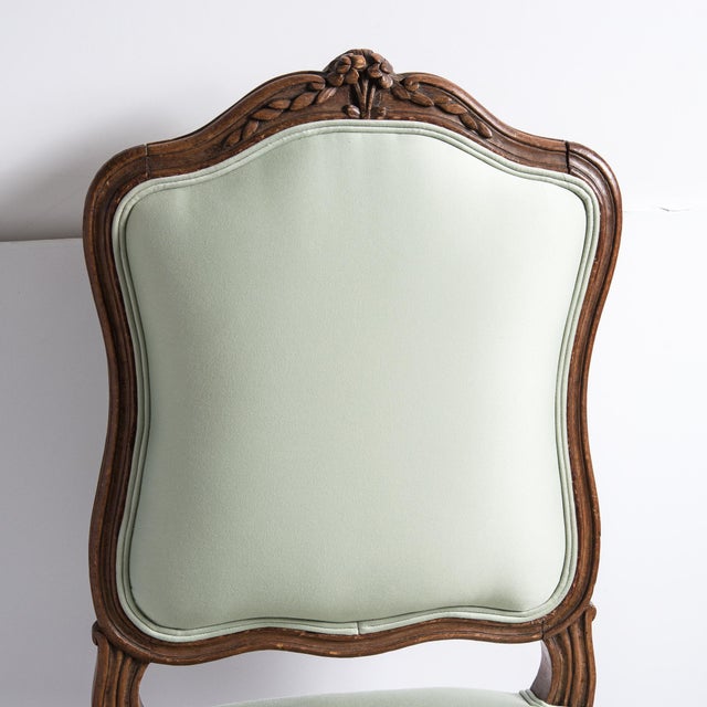 Pair of Early 19Th. C French Louis XV Style Bergère Chairs For Sale In West Palm - Image 6 of 13