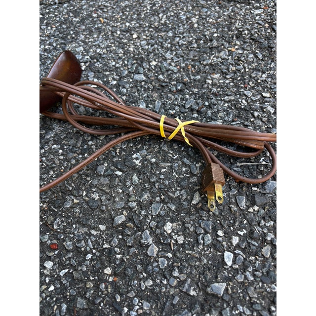 Wood Vintage Knob Creek Mahogany Floor Lamp Table For Sale - Image 7 of 7