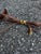 Wood Vintage Knob Creek Mahogany Floor Lamp Table For Sale - Image 7 of 7