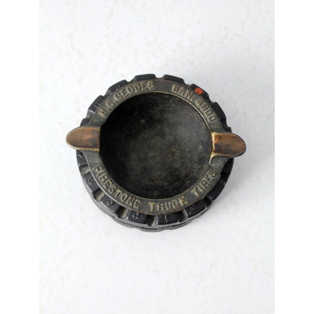 Antique Firestone Tires Advertising Ashtray For Sale - Image 9 of 9