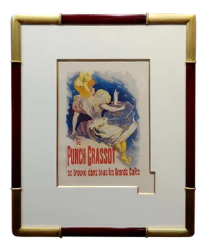 Jules Cheret -Le Punch Grassot - Original 1895 French Liquor Lithograph