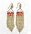 This is part of Chairish’s Costume Jewelry assortment. Stunning rhinestone fringe flapper earrings adorned with...
