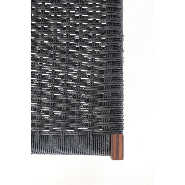Pia Chair in Teak and Black Paper Cord by Poul Cadovius for Cado, 1960s For Sale - Image 9 of 18