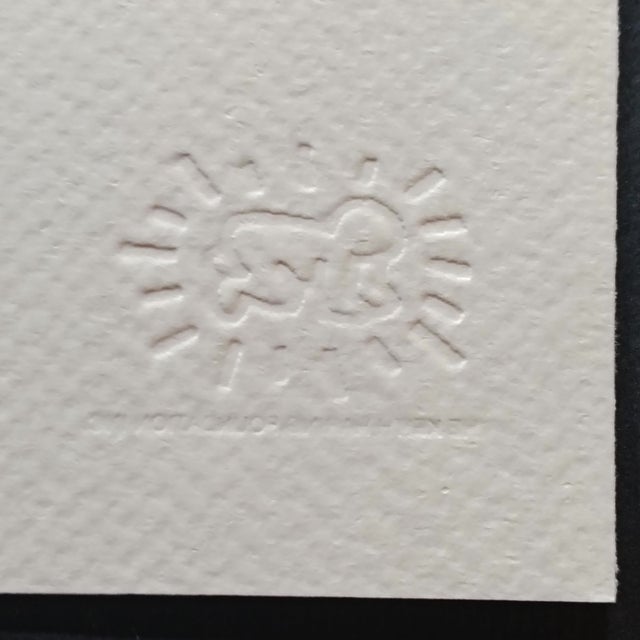 After Keith Haring, Figurative Composition, 1990s, Limited Edition Lithograph For Sale - Image 7 of 8