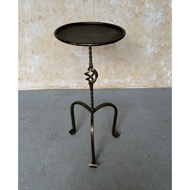Ornate Spanish Drinks Table With Twisted Stem For Sale - Image 4 of 12