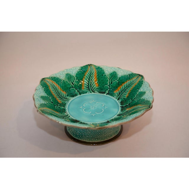 Ceramic 19th Century Wedgewood Majolica Cauliflower Compote For Sale - Image 7 of 7