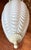 1960s Hollywood Regency Mid Century Swag Two-Light Ceiling Fixture - White Frosted Ruffled Drapery Shades For Sale - Image 10 of 12