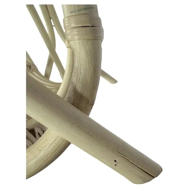 Mid Century Modern Sculptural Bamboo Magazine Rack Holder, Franco Albini Style For Sale - Image 10 of 10