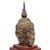 15th Century Ayutthaya Lacquered And Gilt Bronze Buddha Head For Sale - Image 10 of 11