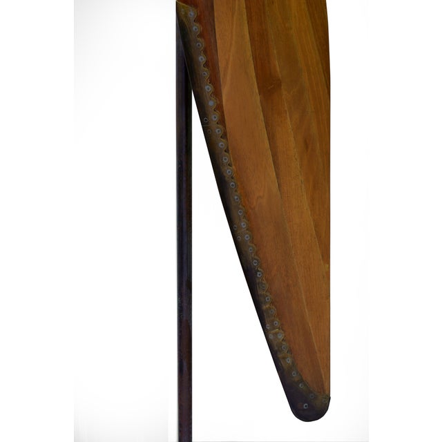 Industrial Hydroplane Wooden Propeller from Caproni, Italy, 1930s For Sale - Image 3 of 10