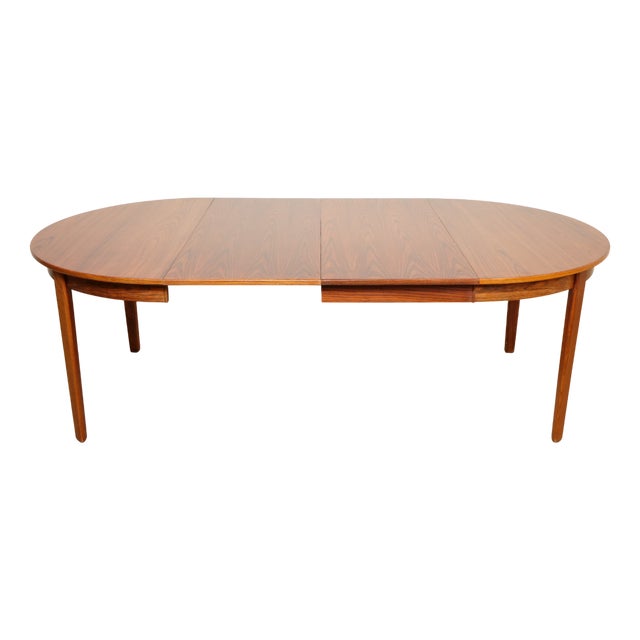 Vintage Extendable Rosewood Dining Table, 1960s For Sale